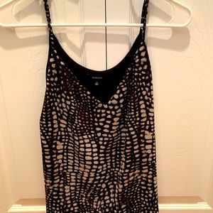 Black and Tan print fully lined camisole